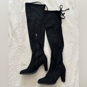 Elegant Black Over-the-Knee Boots
